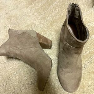Report Suede Booties, Size 6